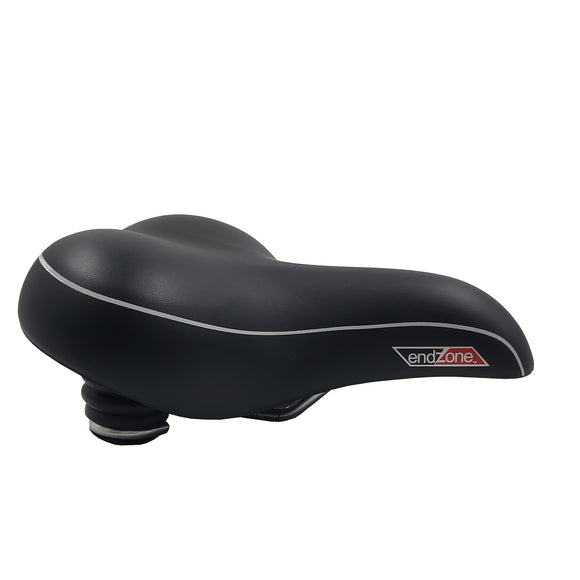 End Zone Velo Black Gel Cruiser Saddle With Springs - The Bikesmiths