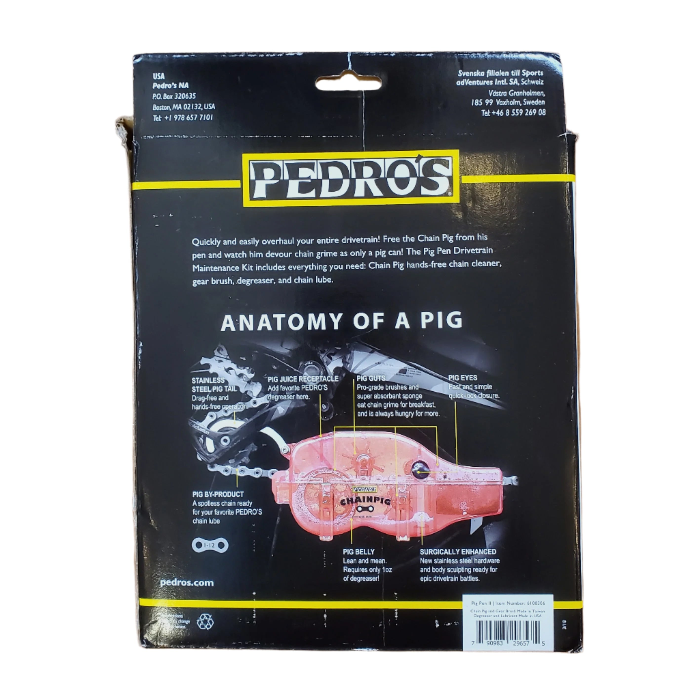 Open Box Pedro's Pig Pen Chain Drivetrain Maintenace Kit