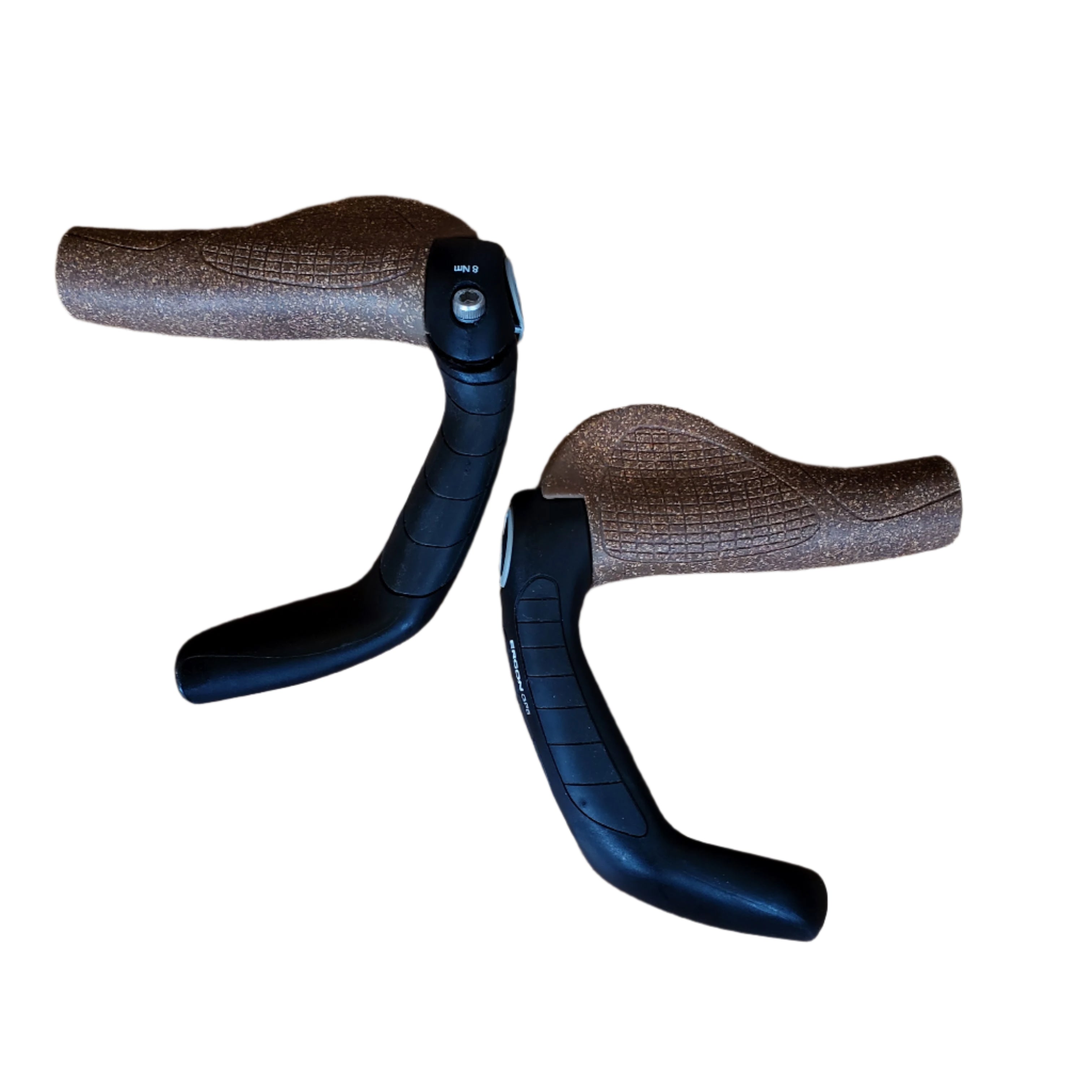 Open Box Ergon GP5 BioKork Grip with Barends, Large