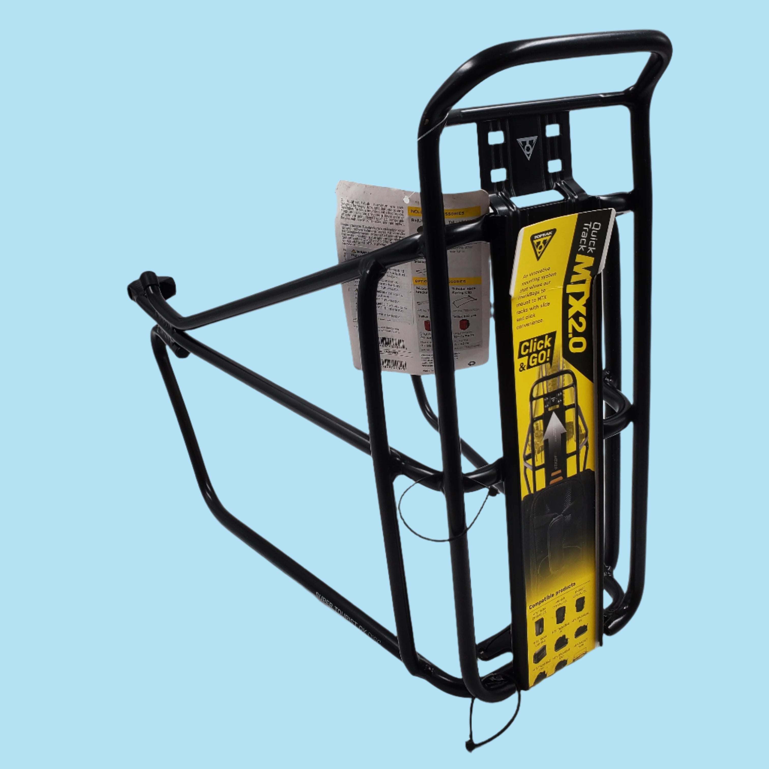 Open Box Topeak TA2136B Super Tourist MTX 2.0 Disc Rack, No Mounting Gear