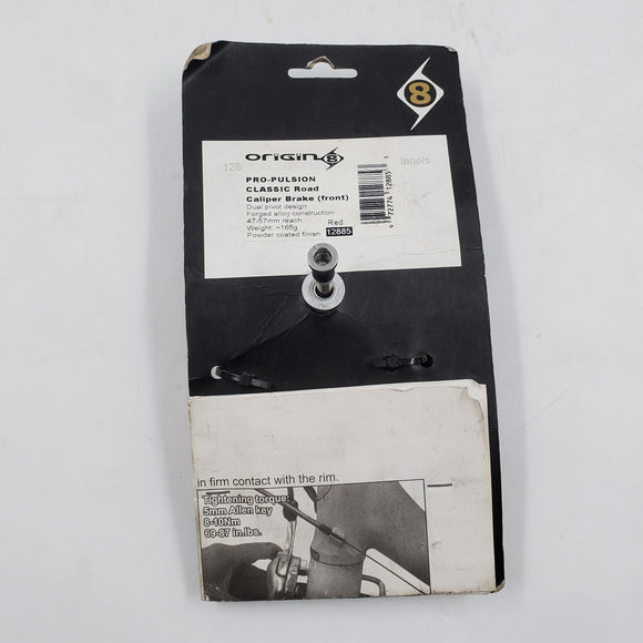 Open Box Origin 8 47-57mm Front Caliper Brake, Red