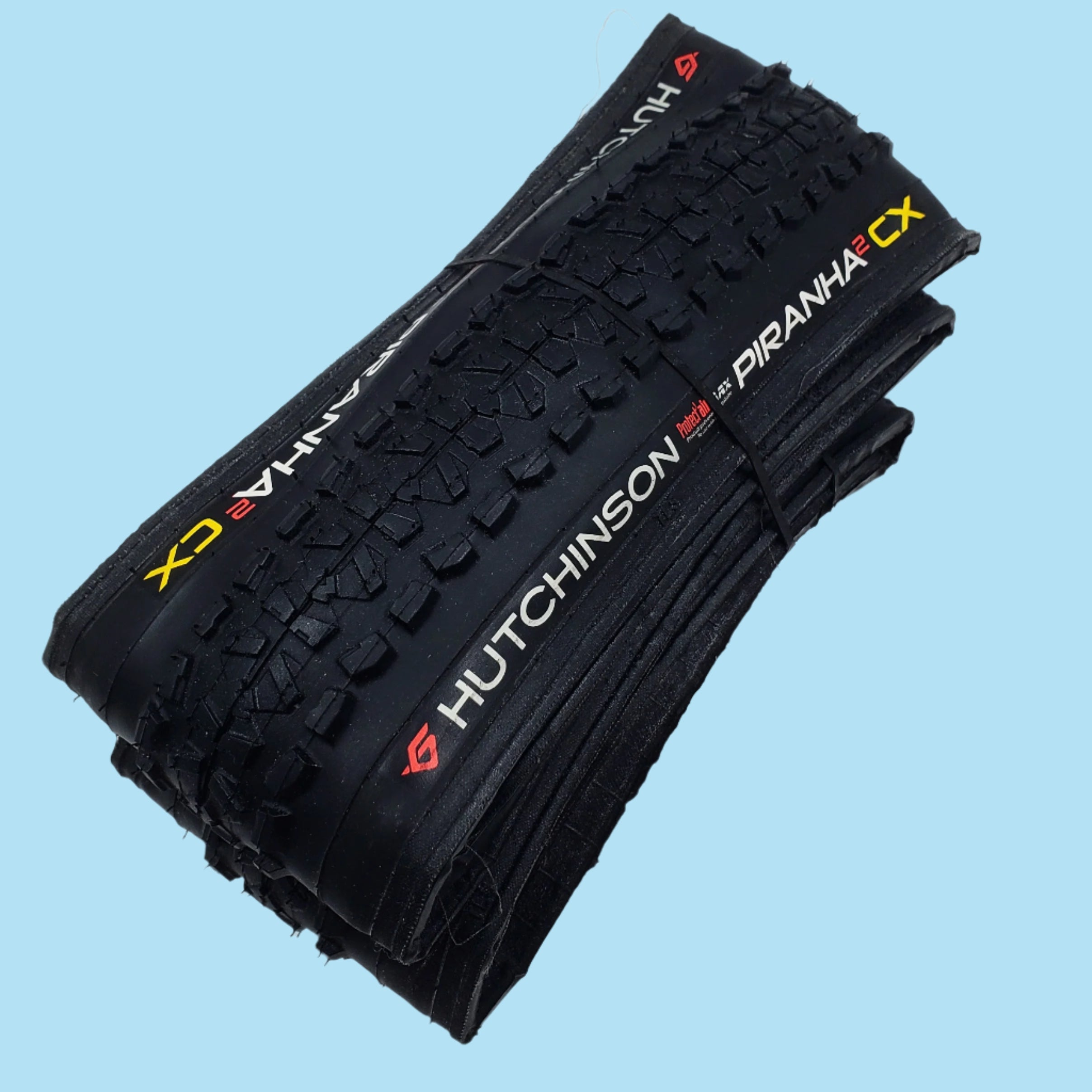 Open Box Hutchinson Pirahna-2 CX 700x34c Tubeless Folding Tire, Black