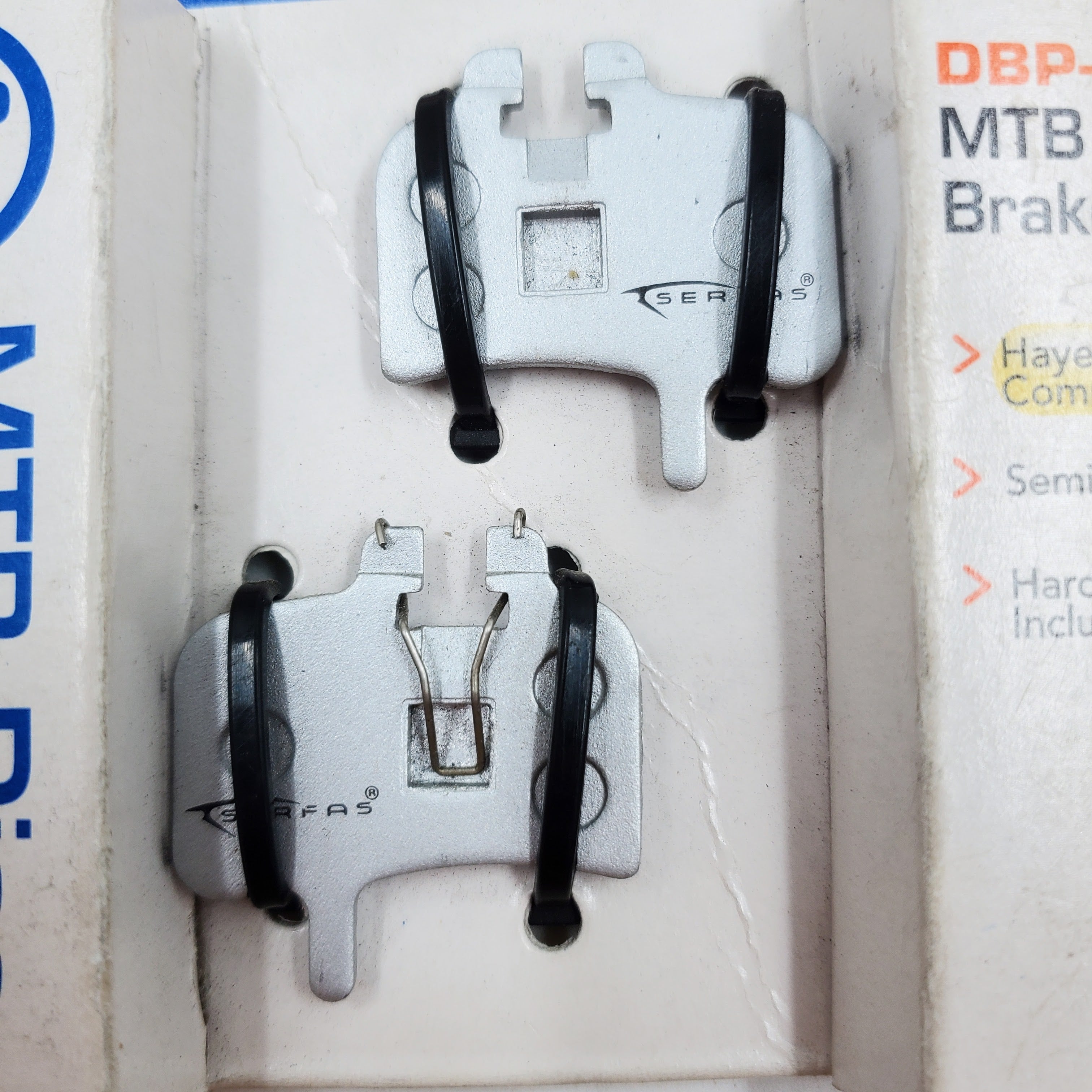 Open Box Serfas DBP-H1 MTB Disc Brake Pads Pair