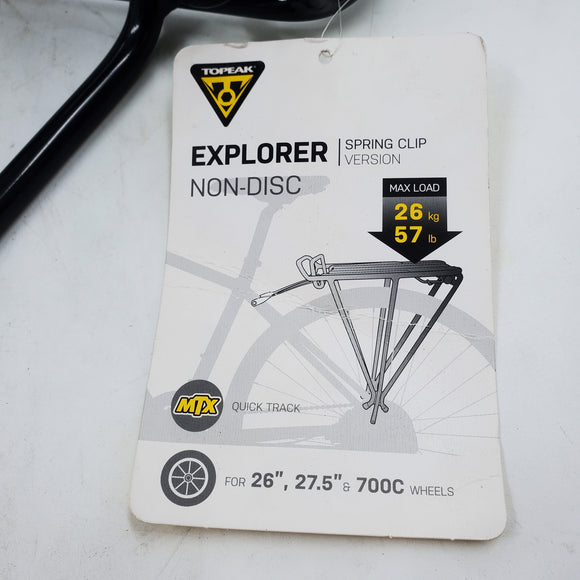 Open Box Topeak TA2029B MTX Explorer Rack w/Spring, No Mounting Gear