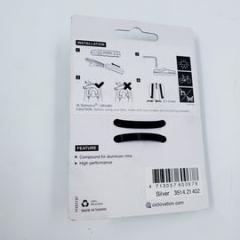 Open Box Ciclovation Cartridge Road Brake Shoes Silver - 0