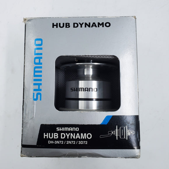 Shimano DH3N72 Dynamo 6v3w 32h 9x100 Front QR Hub Silver