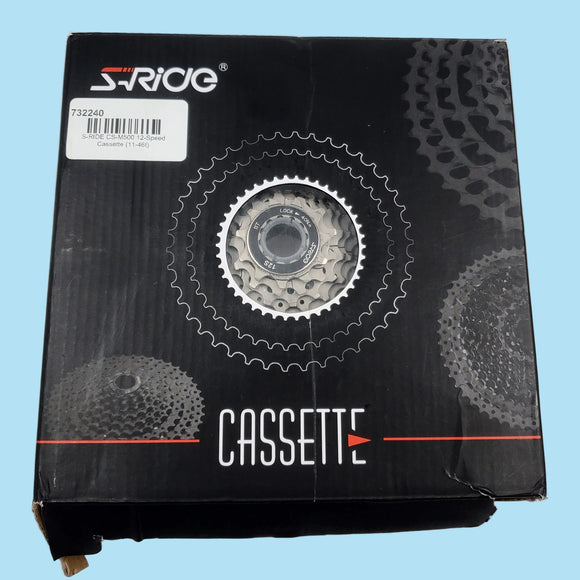 Open Box S-RIDE CS-M500 12-Speed HG Style Cassette 11-46t
