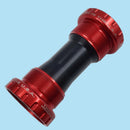 Open Box Wheels Manufacturing Threaded BB-MTB-2 ABEC 3 Bottom Bracket w/Steel Bearings Red-1