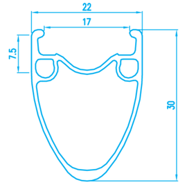 Alex AT550 700c Rear Silver Formula HG 36h QR 10x135 Aero Wheel - 0