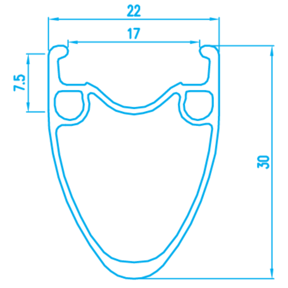 Alex AT550 700c 10x135 Rear QR Formula HG 36h Wheel