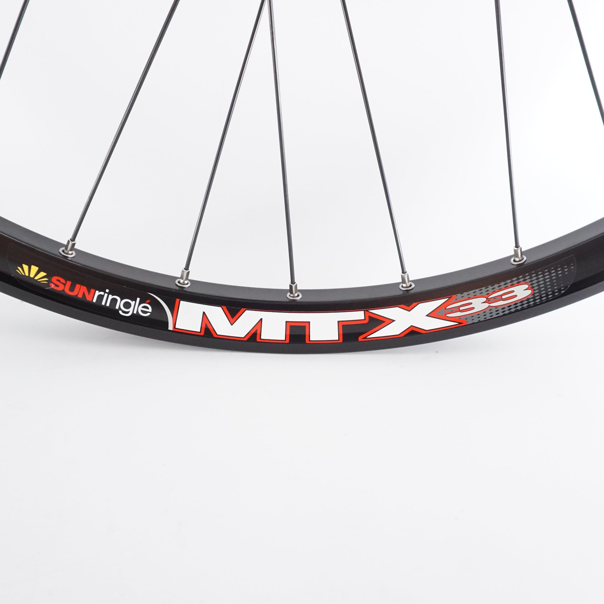 Sun Ringle MTX33 / Shimano 26" Black Alloy Disc Wheelset