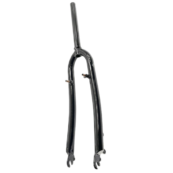 Origin8 29-inch 9x100 QR 1-1/8 Threadless Disc or Rim Brake Rigid Fork Steel Black