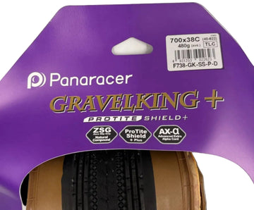 Panaracer Gravelking + TLC SS 700x38 Tubeless Folding Tire Brownwall - 0