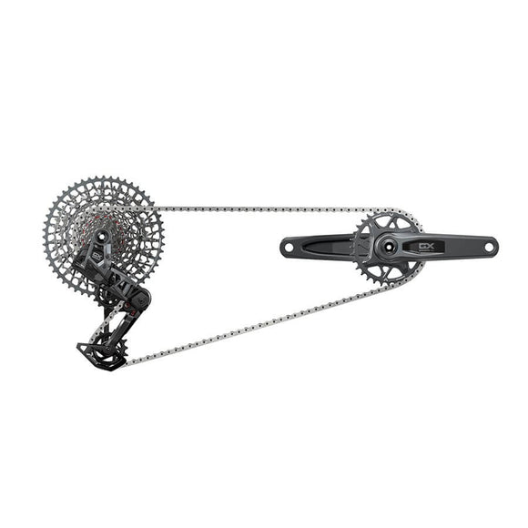 SRAM GX T-Type Eagle Electric Transmission Complete Groupset - Crank, 32t Chainring, AXS POD Controller, 10-52t Cassette, Rear Derailleur, Chain - The Bikesmiths