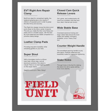 EVT Field Unit Workstand - The Bikesmiths