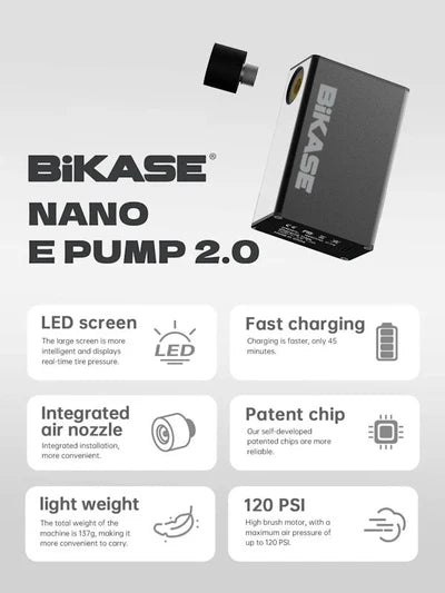 BiKase 7071 Nano 2.0 Portable Air Compressor