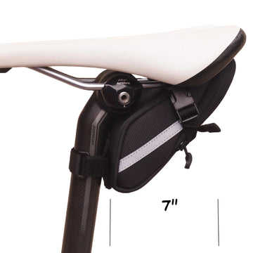 BiKase Momentum Strap-On Seat Bag Black - 0