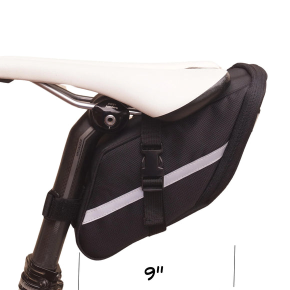 BiKase Momentum Strap-On Seat Bag Black