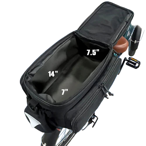 BiKase 2036 Big Poppa Strap Mount Trunk Bag