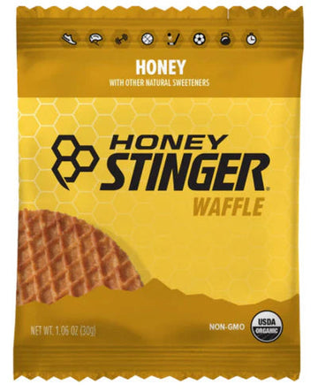 Honey Stinger Organic Gluten Free Waffles Box of 12 Honey Stinger