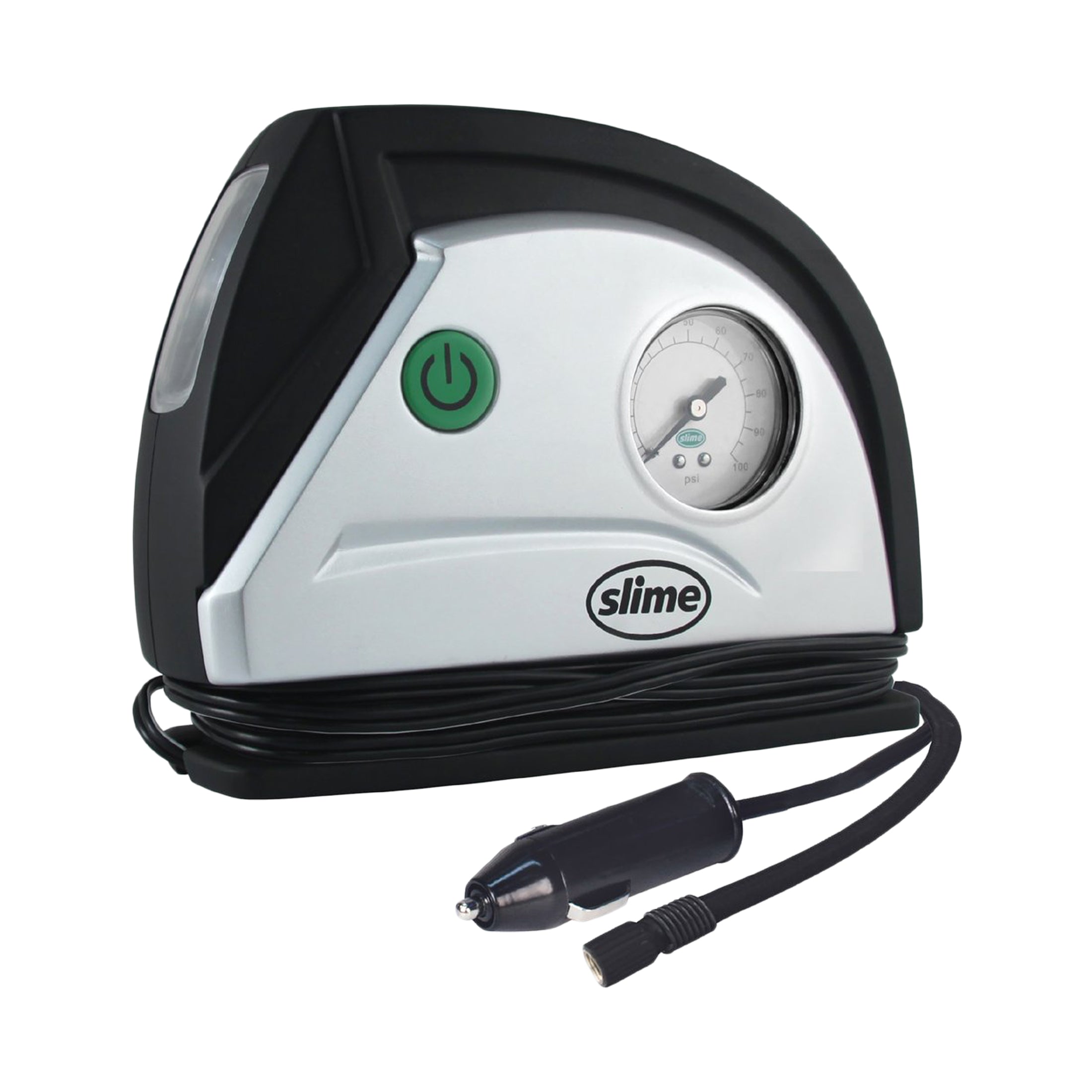 Slime 12 volt tire inflator with gauge and light discount