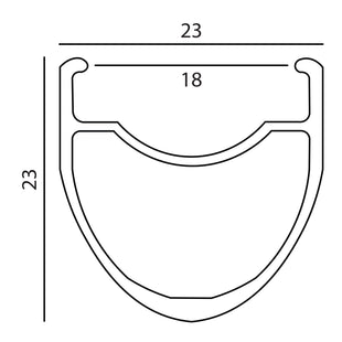 DT Swiss R460 700c 9x100 Front QR Shimano Tubeless Wheel