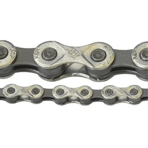 KMC X8 8-Speed Silver Chain Extra Long 140L BULK Package