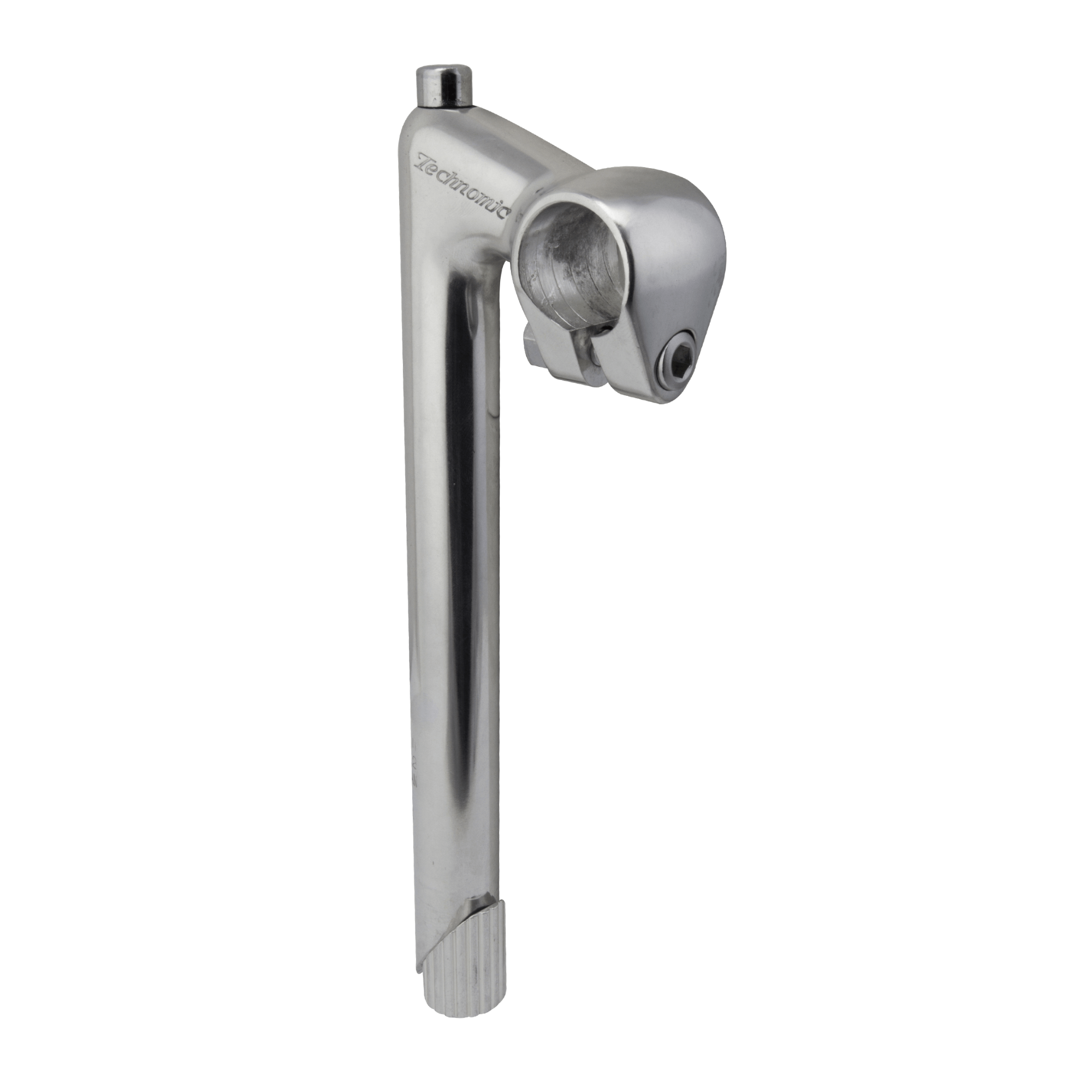 Nitto Technomic NTC-225 22.2mm Silver Long Quill 25.4mm Clamp Stem