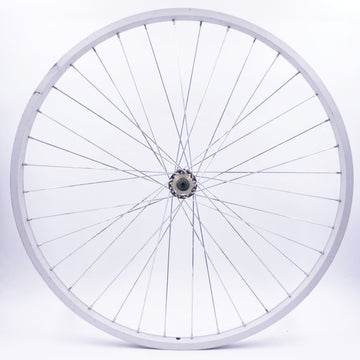 Open Box 26-inch FRONT Aluminium 9x100 QR Disc Mountain Bike Wheel HJC HJC