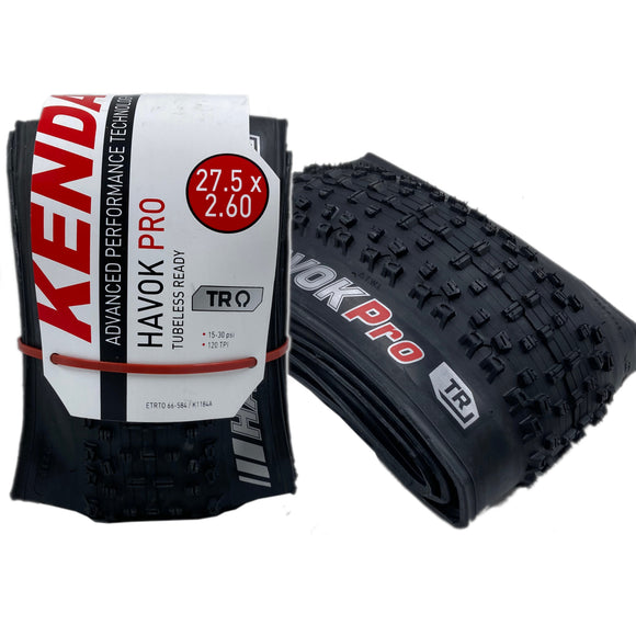 Kenda K1184 Havok Pro 27.5x2.60 DTC Tubeless Ready Folding Tire