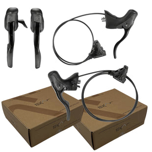 Campagnolo EKAR Left (Front) Right (Rear) Hydraulic Disc Brake Lever and Caliper Set - 140mm