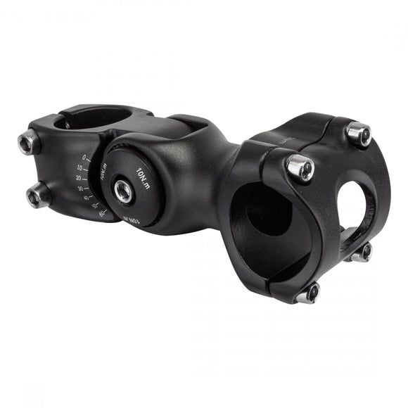 Sunlite 1-1/8" Multi-Fit Threadless Adjustable Stem With Shims Sunlite
