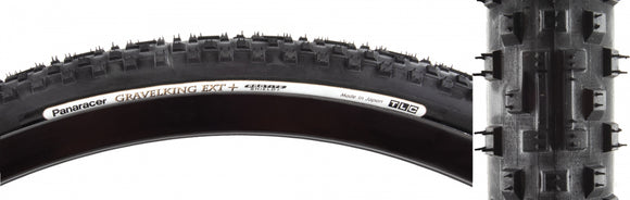 Panaracer Gravelking EXT+ 700x35 Knobby Protite Folding Tire Black