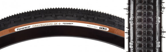Panracer Gravelking SK+ 700x45 Folding Tire Brownwall