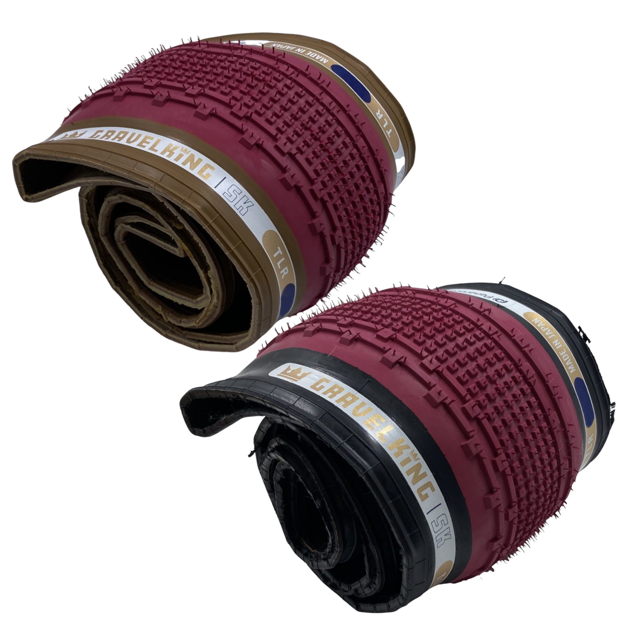 Panaracer GravelKing LTD SK TLR 700c Cranberry Tubeless Tire | The