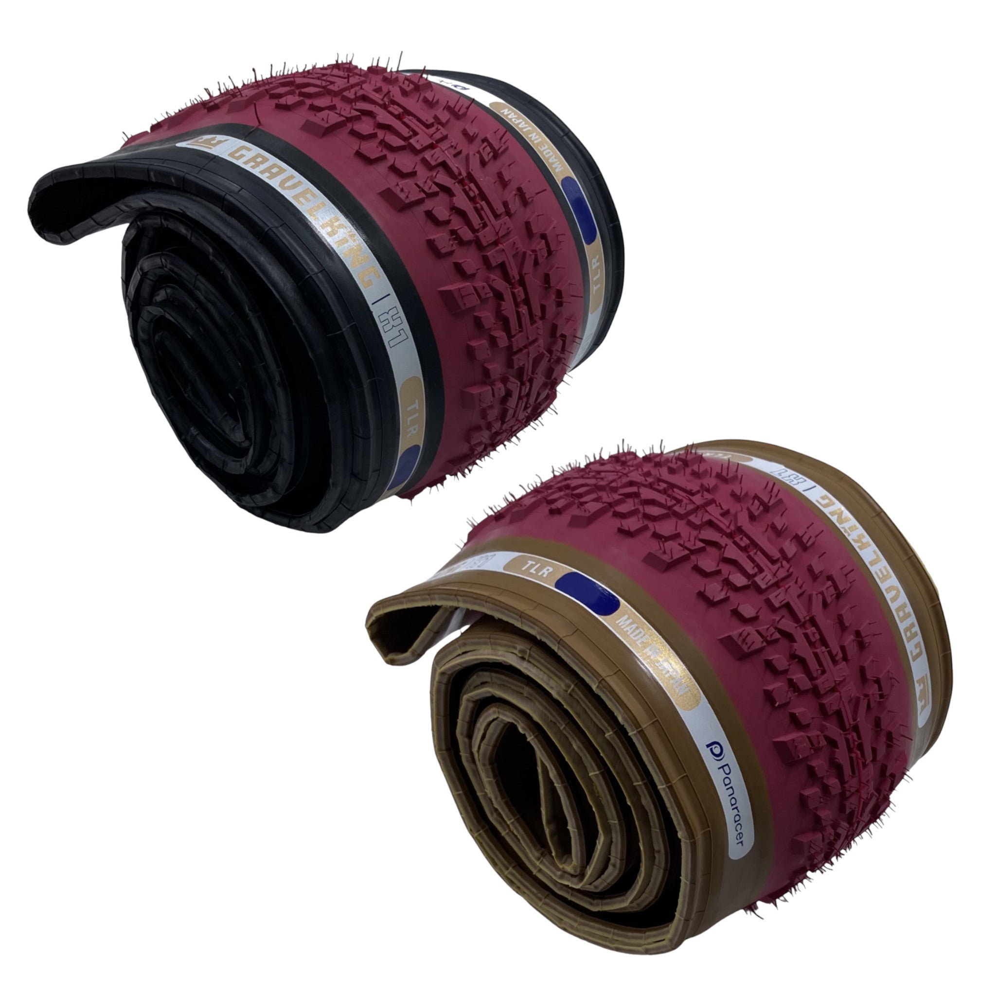 Panaracer GravelKing LTD X1 TLR 700c Cranberry Tubeless Tire | The