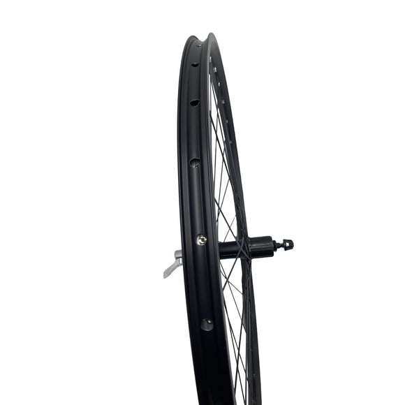 Sta-Tru 29 Inch Rear Centerlock Disc Black QR Wheel Shimano HG Cassette