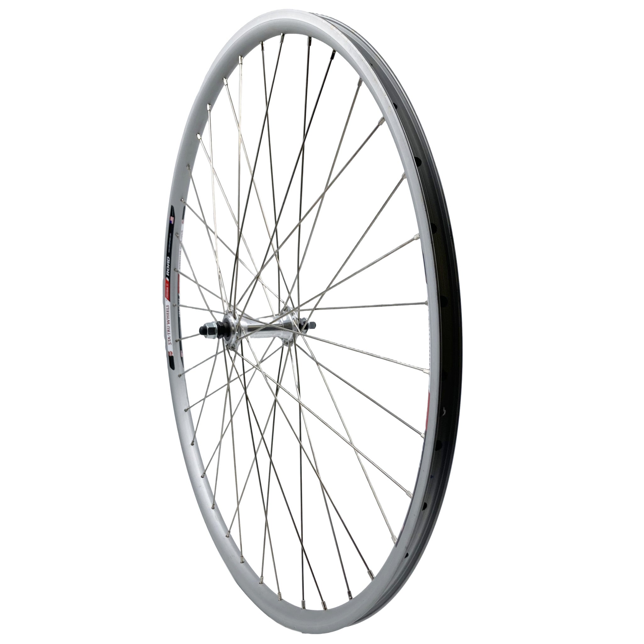 Sta-Tru 27 Inch Doublewall Silver Bolt On Front Wheel