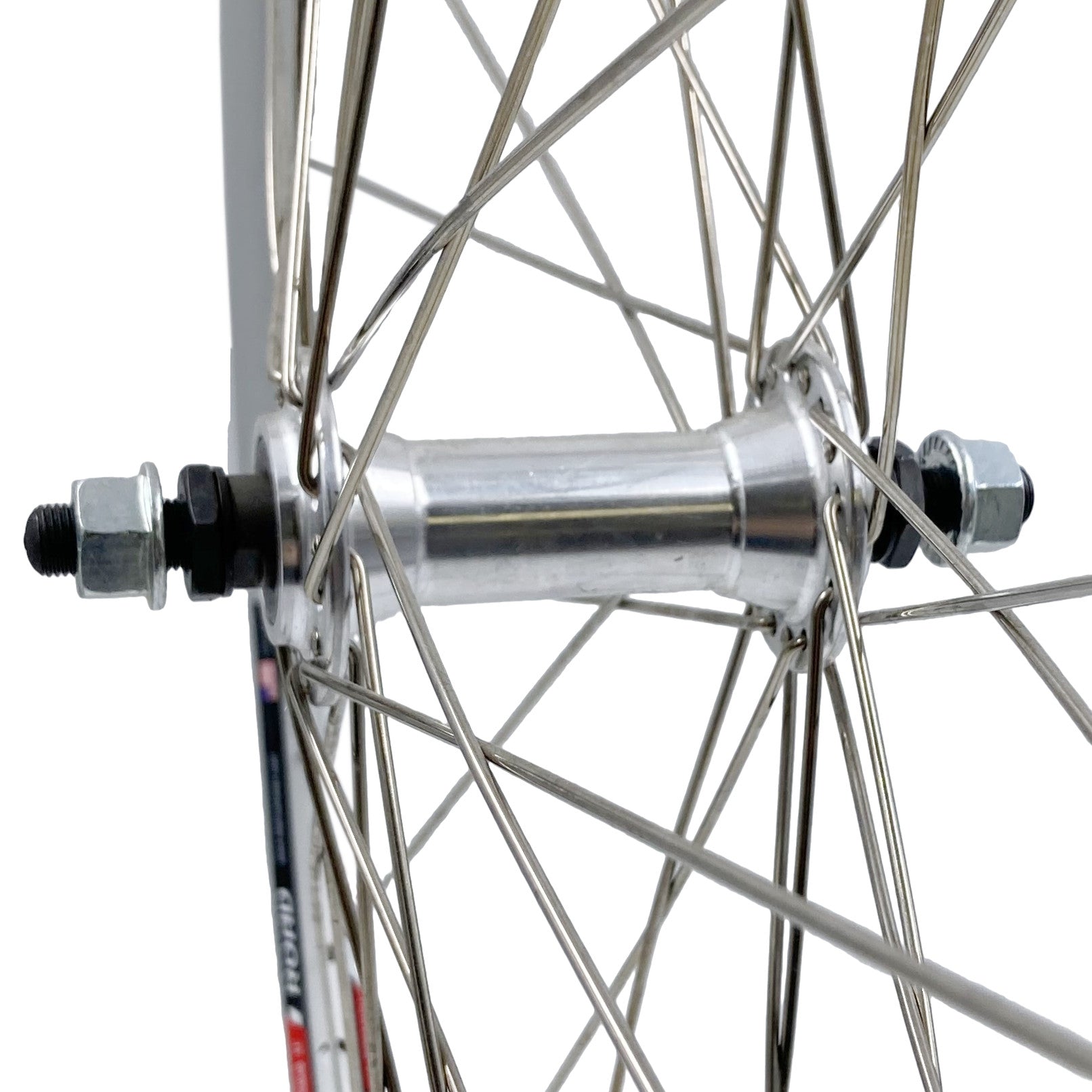 Sta-Tru 27 Inch Doublewall Silver Bolt On Front Wheel