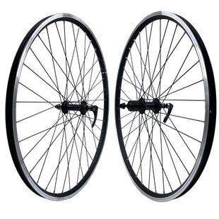 Alex DC-19 26-Inch 9x100 Front 10x135 Rear QR Black HG Cassette Type Wheelset Black