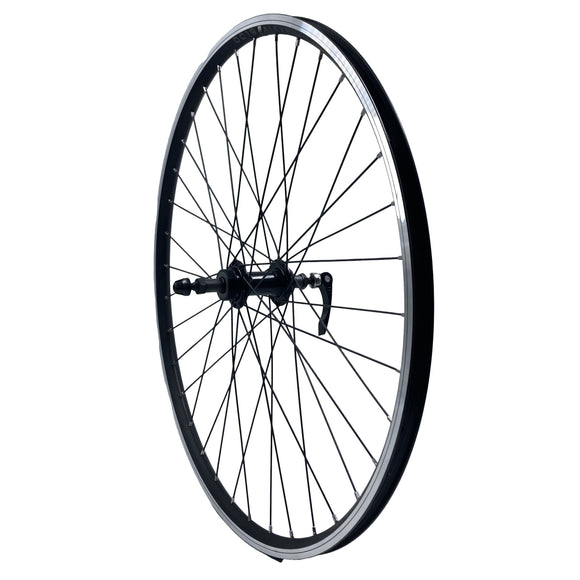26-Inch Alex DC-19 Rear Black Freewheel MTB Doublewall QR Wheel