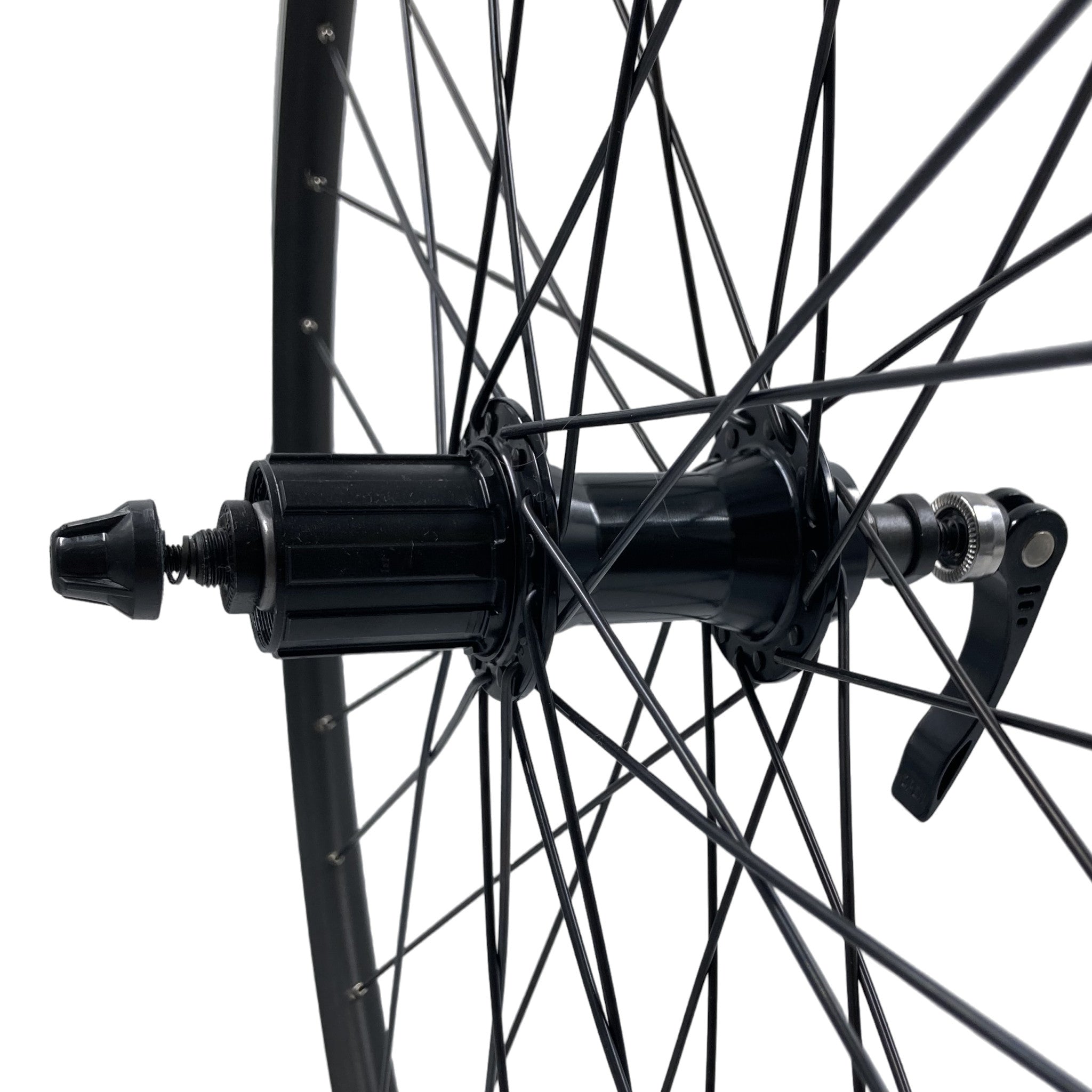 26-Inch Alex DC-19 Black MTB Doublewall Wheelset 8-10 speed HG QR