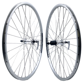 Alex DC-19 26-Inch 9x100 Front 10x135 Rear QR HG Type Silver Wheelset