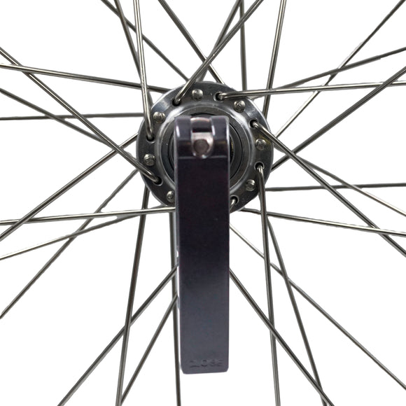 26-Inch Alex DC-19 Rear Silver Doublewall QR 5-8 speed Freewheel Wheel