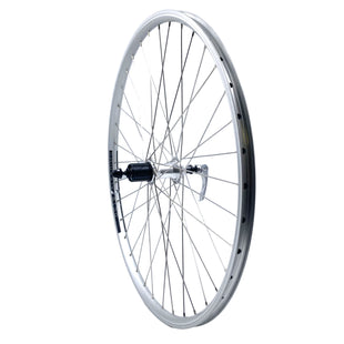 Alex DC-19 26-inch Silver 10x135 QR HG Cassette Type Rear Wheel