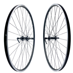 Alex DC19 700c Doublewall Hybrid Black QR Freewheel Wheelset