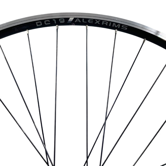 Alex DC19 700c Doublewall Hybrid Black QR Freewheel Wheelset