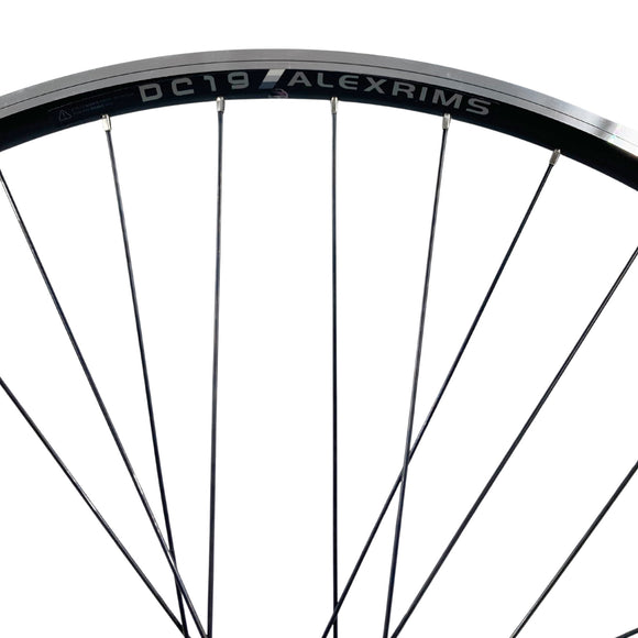 Alex DC19 700c Black QR HG Cassette Type Doublewall Wheelset 9x100 Front 10x135mm Rear