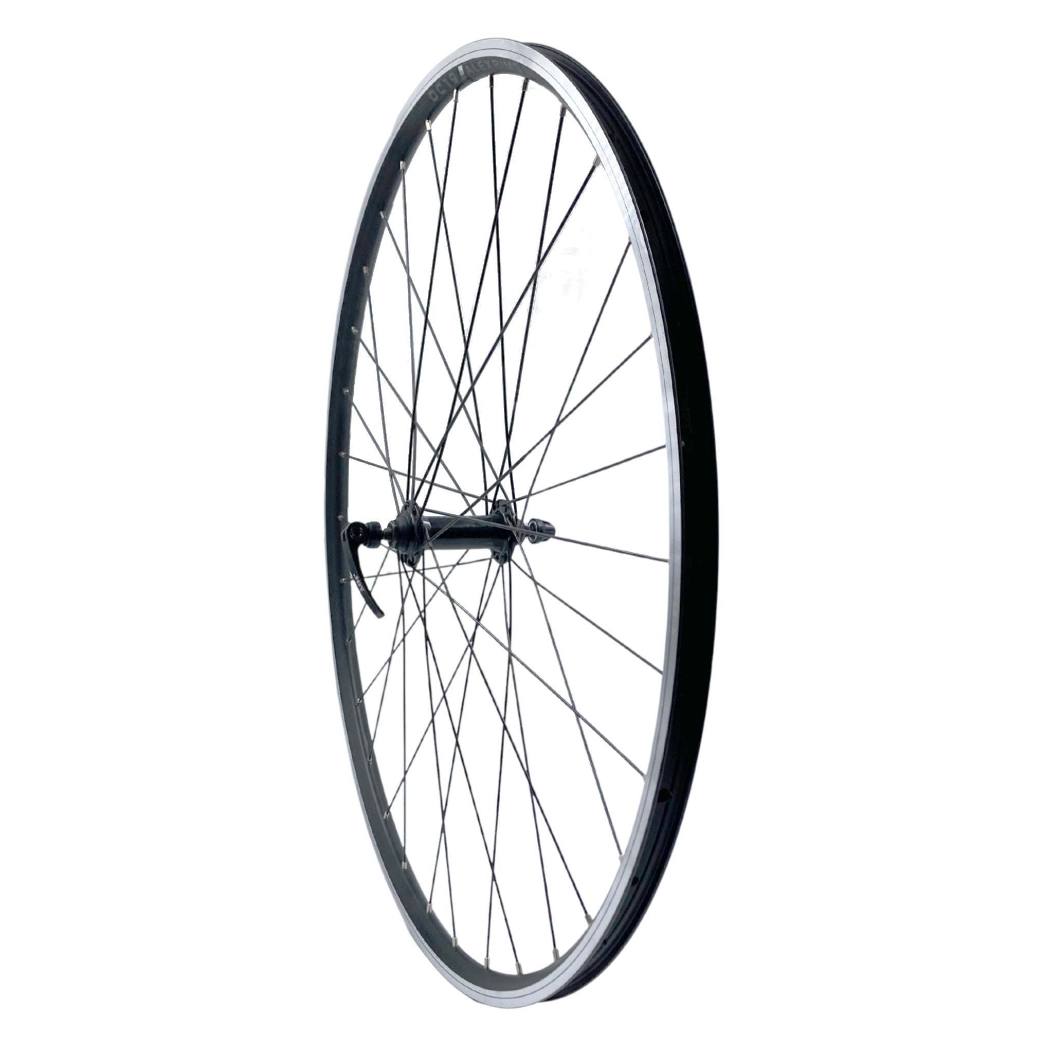 Alex DC19 700c 9x100 Front QR Doublewall Wheel Black | The Bikesmiths