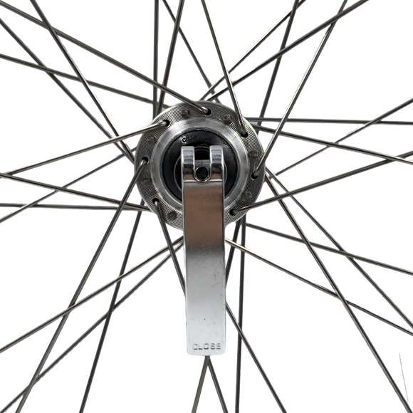 Alex DC19 700c Doublewall Hybrid Silver QR Freewheel Wheelset